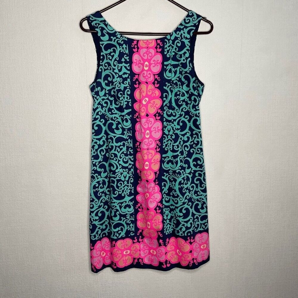 NWOT Lilly Pulitzer Delia Women's Fountain Hopping Mini Shift Dress Size 8